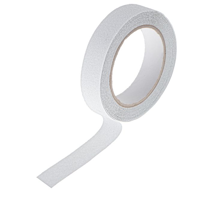 Protiskluzová ochranná páska 2,5 cm x 5 m bílá