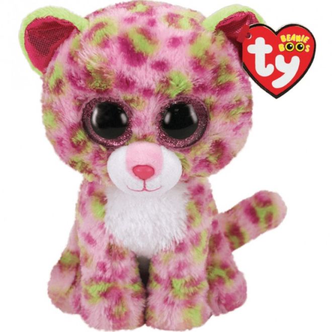TY Beanie Boos Růžový leopardí maskot Lainey
