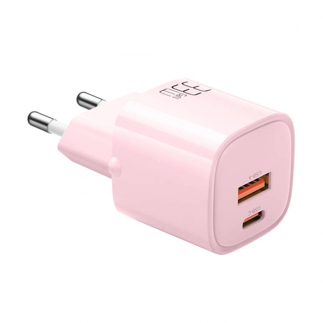 Nabíječka GaN 33W Mcdodo CH-0156 USB-C, USB-A (růžová)