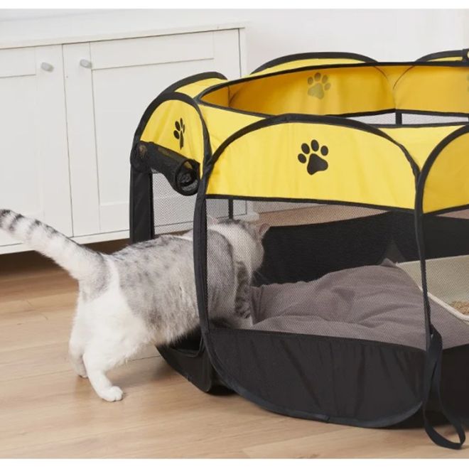 Skládací ohrádka pro psy postel pro kočky velká klec lehká chovatelská stanice