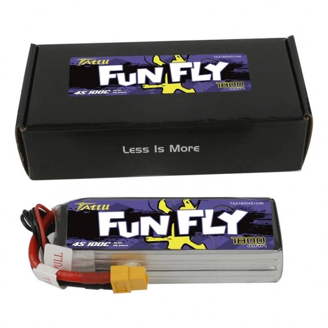 Baterie Tattu Funfly 1800mAh 14,8V 100C 4S1P XT60