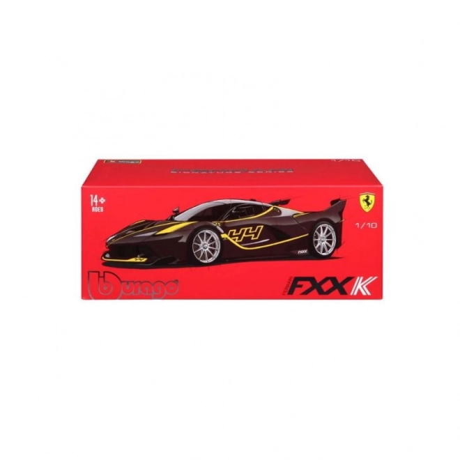 Model auta Bburago Ferrari FXX K černý 1:18