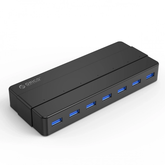 Rozbočovač adaptéru 7 v 1 Orico USB 3.0 + kabel USB 3.0 1m