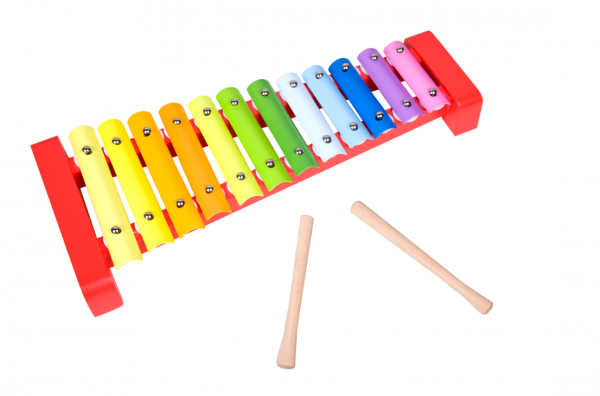 Dřevěný xylofon pro děti 36 cm