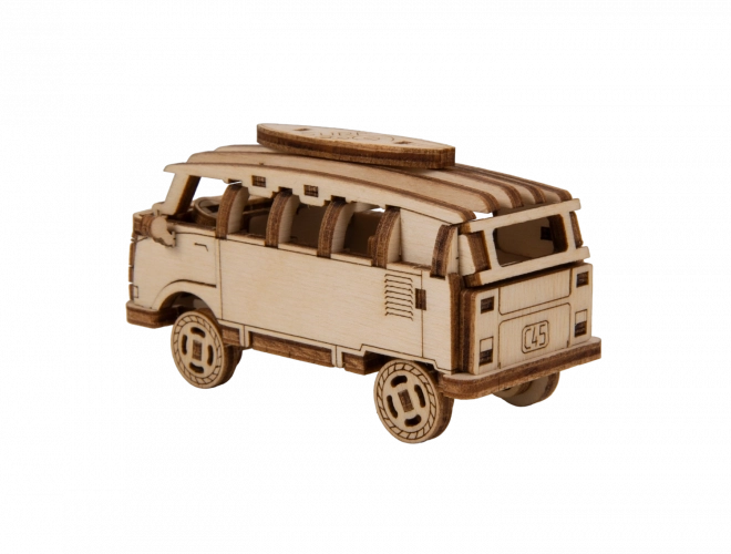 Wooden City 3D puzzle Superfast Minibus Retro