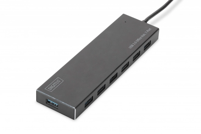 USB 3.0 SuperSpeed 7portový hUB/hub, aktivní, hliníkový