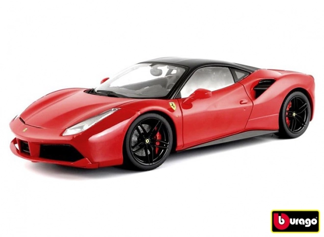 Ferrari 488 GTB Červený model 1:18