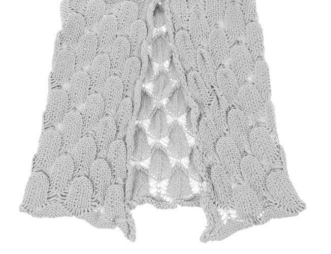 Ocasní deka mořské panny - šedá KO11380