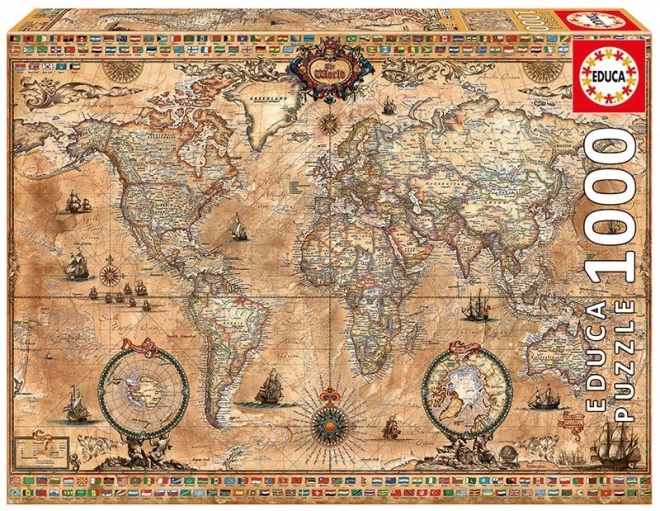 Puzzle 1000 prvků, Antická mapa