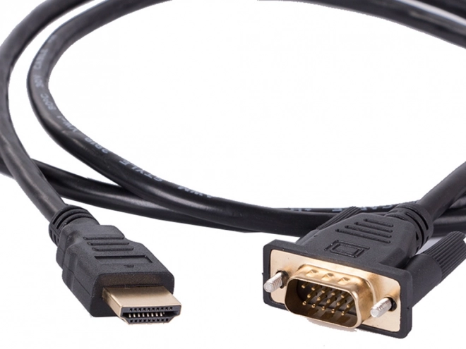 Kabel VGA na HDMI 2 metry s pozlacenými konektory