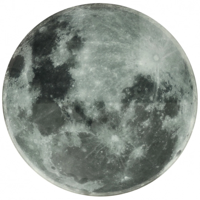 Nástěnné hodiny Planet Moon s LED displejem 32 cm šedé