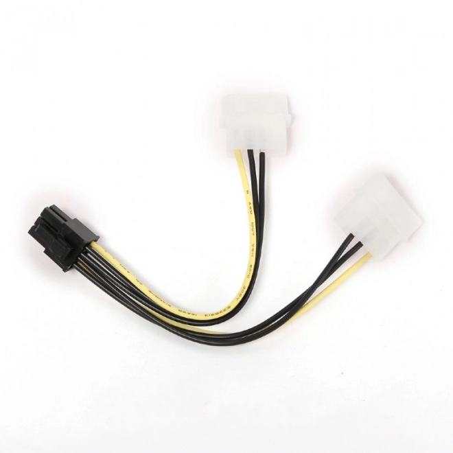 Napájecí rozvodný kabel 2xMOLEX/1x6PIN BTX