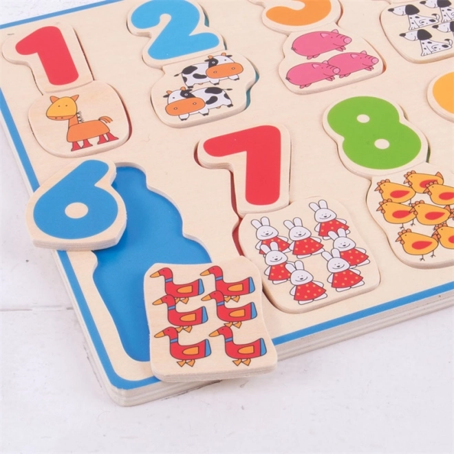 Bigjigs Toys Počítací puzzle 2