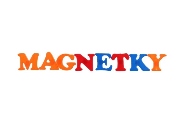 Magnetická písmena - 27 kusů