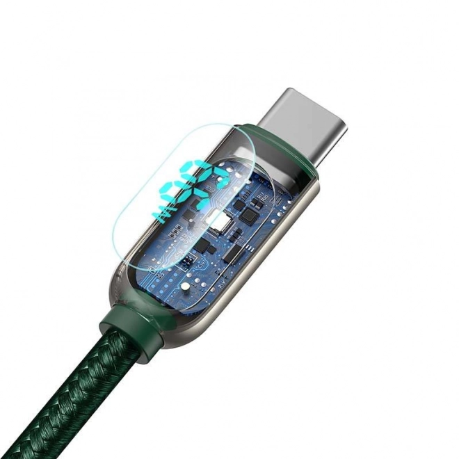 Baseus Kabel displeje USB k Type-C, 66W, 1m (zelený)