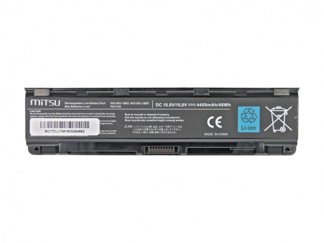 Baterie pro Toshiba C50, C55, C70, L70 4400 mAh (48 Wh) 10,8 - 11,1 V