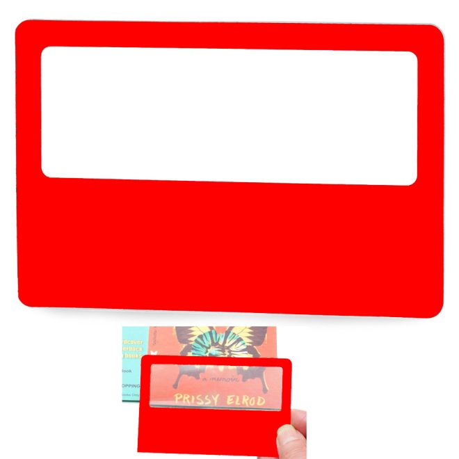 LUPA VISIT FRESNEL CARD 85x55mm