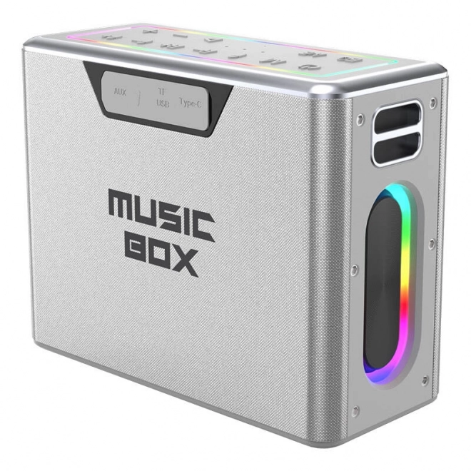 Reproduktor HiFuture Music Box Bluetooth (stříbrný)