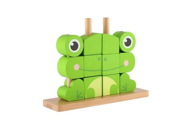 Dřevěná skládačka - Žába