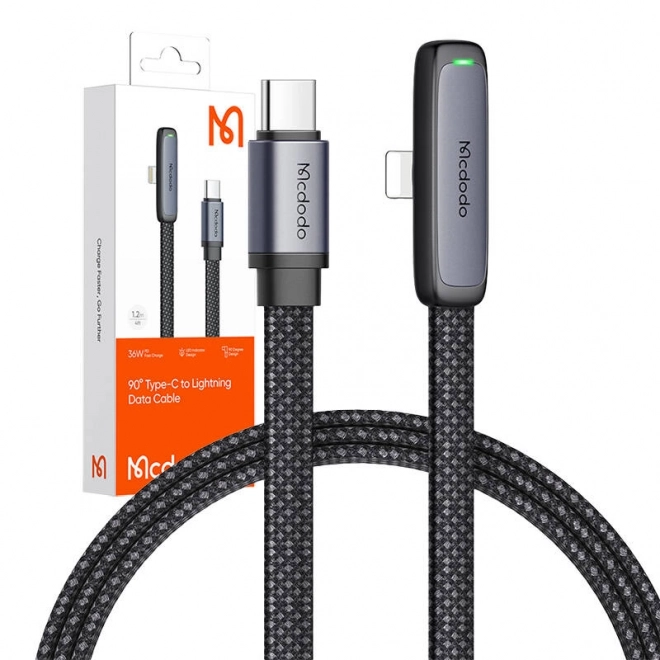 Mcdodo CA-3350 Kabel USB na USB-C, 1,2 m (černý)