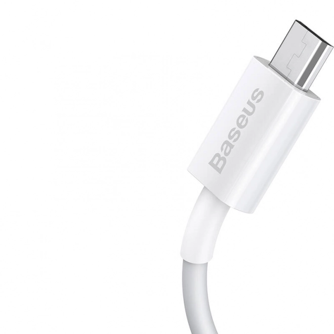 Kabel Baseus Superior Series USB na micro USB, 2A, 2 m (bílý)