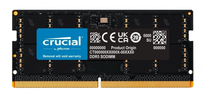 Paměť DDR5 SODIMM 32GB/4800 CL40 (16Gbit)