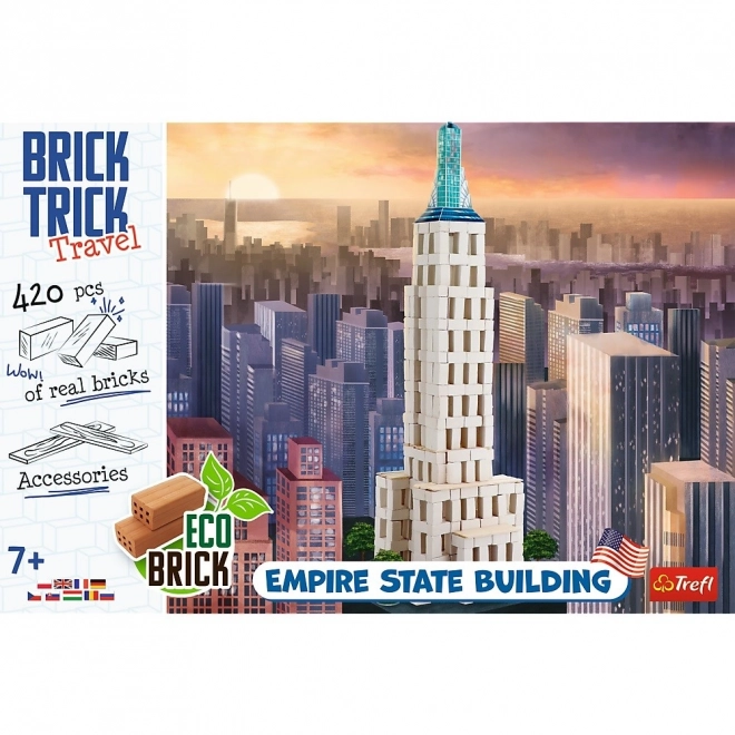 BRICK TRICK Travel: Empire State Building XL 420 dílů