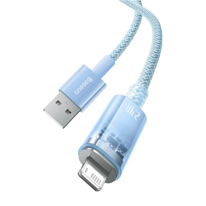 Rychlonabíjecí kabel USB na Lightning 1M v modré barvě