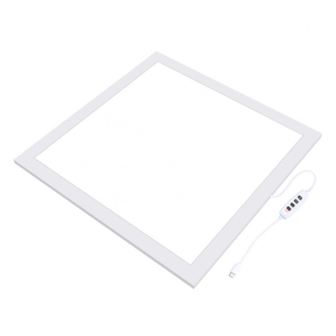 Fotografický světelný panel bez stínu PULUZ 1200LM LED 33,3 cm x 33,3 cm účinná plocha