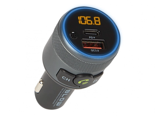 FM vysílač Bluetooth5.1 + QC3.0 + PD 24W