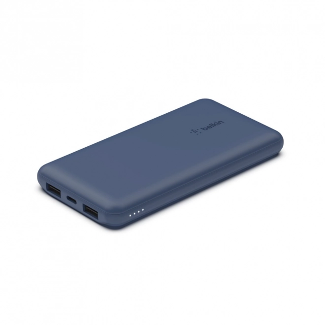 PowerBank 10 000mAh USB A a C 15W modrá