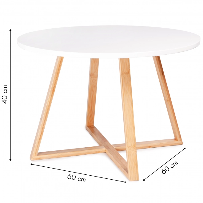 Moderní skandinávský konferenční stolek 60 cm