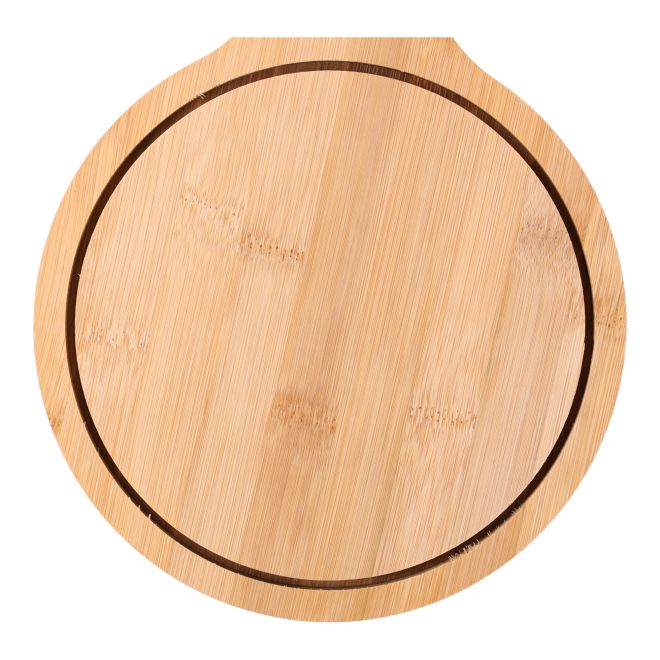 Dřevěná deska na pizzu - kulatá, velikost 32*20*1 cm