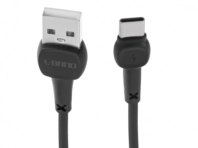 Černý rychlonabíjecí USB kabel