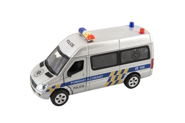 Policejní auto se světlem 15 cm