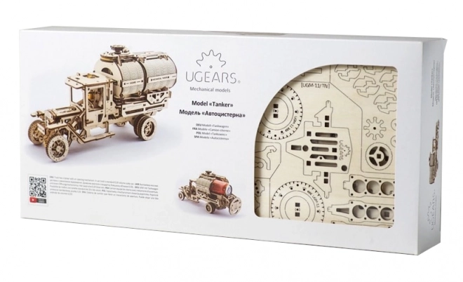 Ugears 3D puzzle - Truck UGM11 tanker 594 dílků