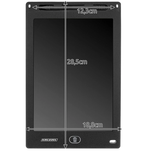 Kreslicí tablet 12" černý KRUZZEL 22456