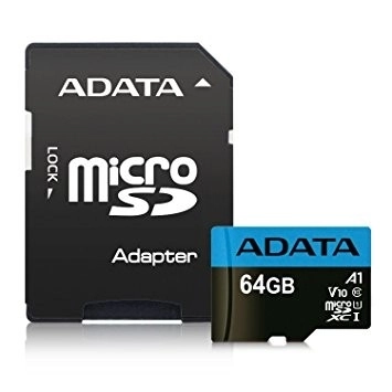 microSD Premier 64GB UHS1/CL10/A1+adaptér