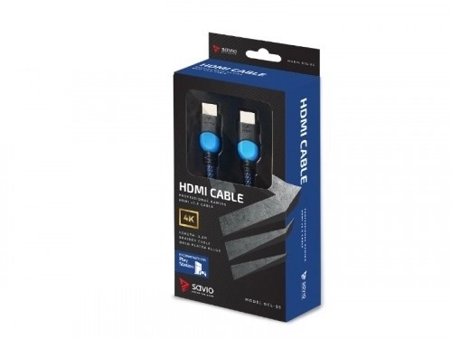 Modročerný kabel HDMI 2.0 3 m, GCL-05