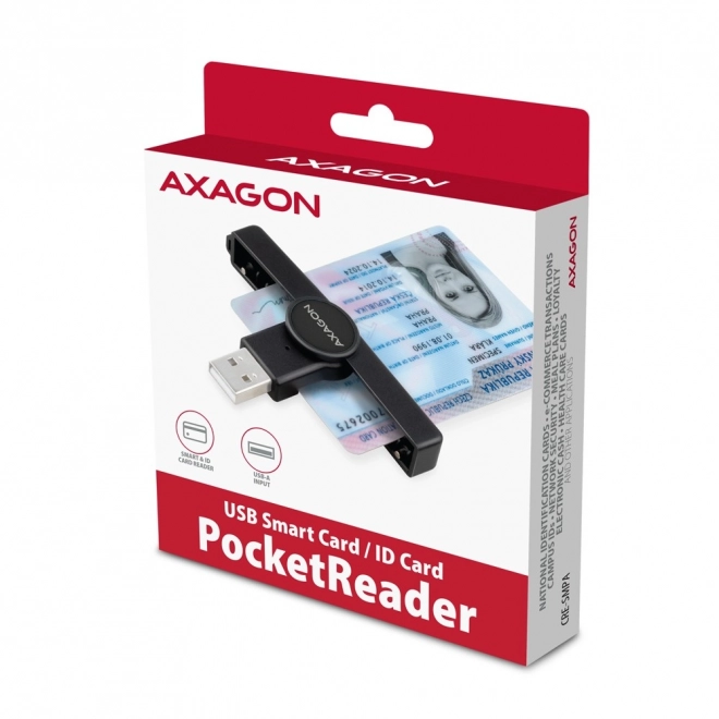 Čtečka průkazů CRE-SMPA PocketReader USB-A