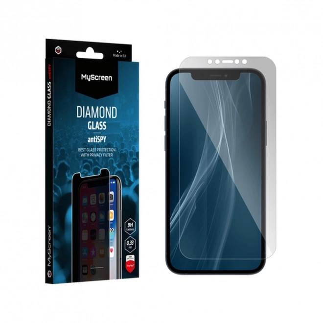 AntiSPY Privacy Diamond Glass tvrzené sklo iPhone 15 Pro Max 6,7