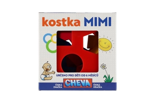 Vkládací kostka Mimi 1 plast 12,5x12,5x12,5cm 6m+