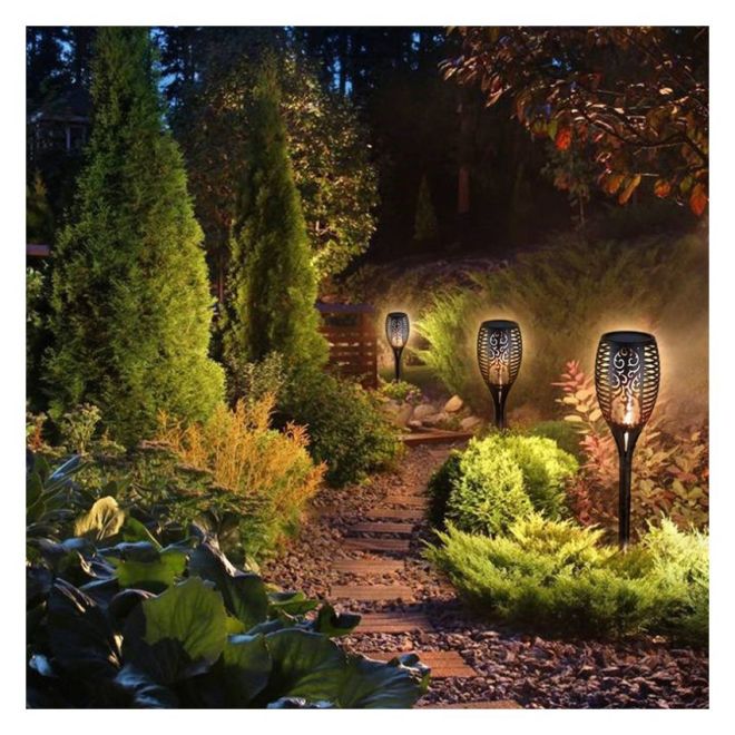 Dekorativní solární lampa LED pro zahradu