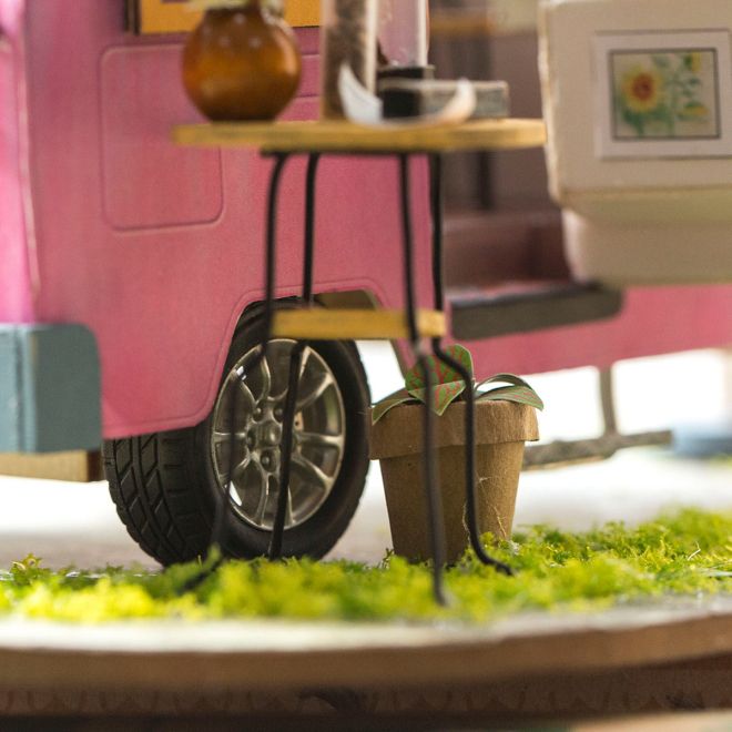 Veselé kempování - DIY miniaturní domek