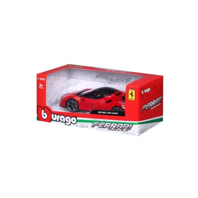 Bburago 1:24 Ferrari Top SF90 Stradale Red