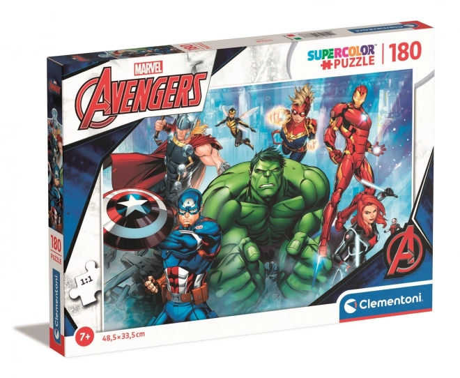 Puzzle 180 dílků Super barva Avengers