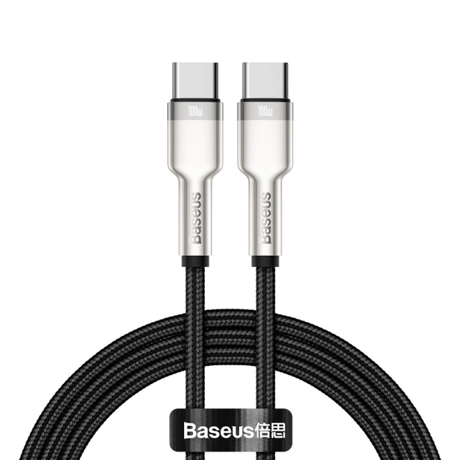 Kabel USB-C Baseus Cafule, 100W, 1m (černý)