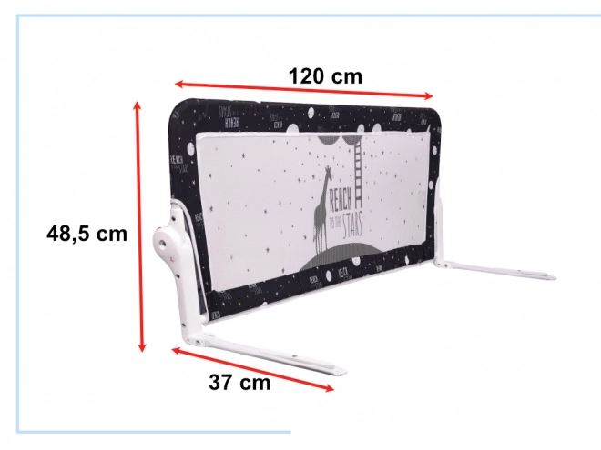 Bezpečnostní zábrana na postel - 120 cm