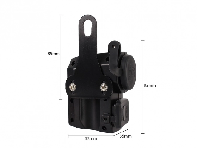 Zásuvka zapalovače + 2x USB 2A pro motocykly 12V