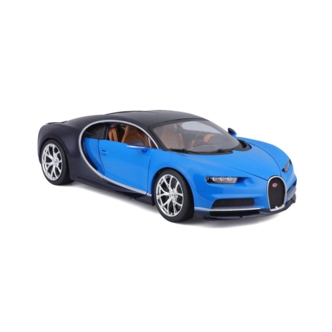 Bburago 1:18 Plus Bugatti Chiron modrá